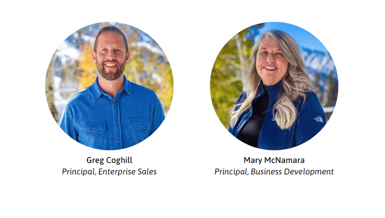 Greg and Mary Presenter Card