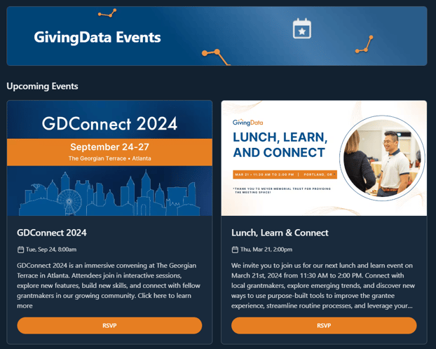 GivingData Events