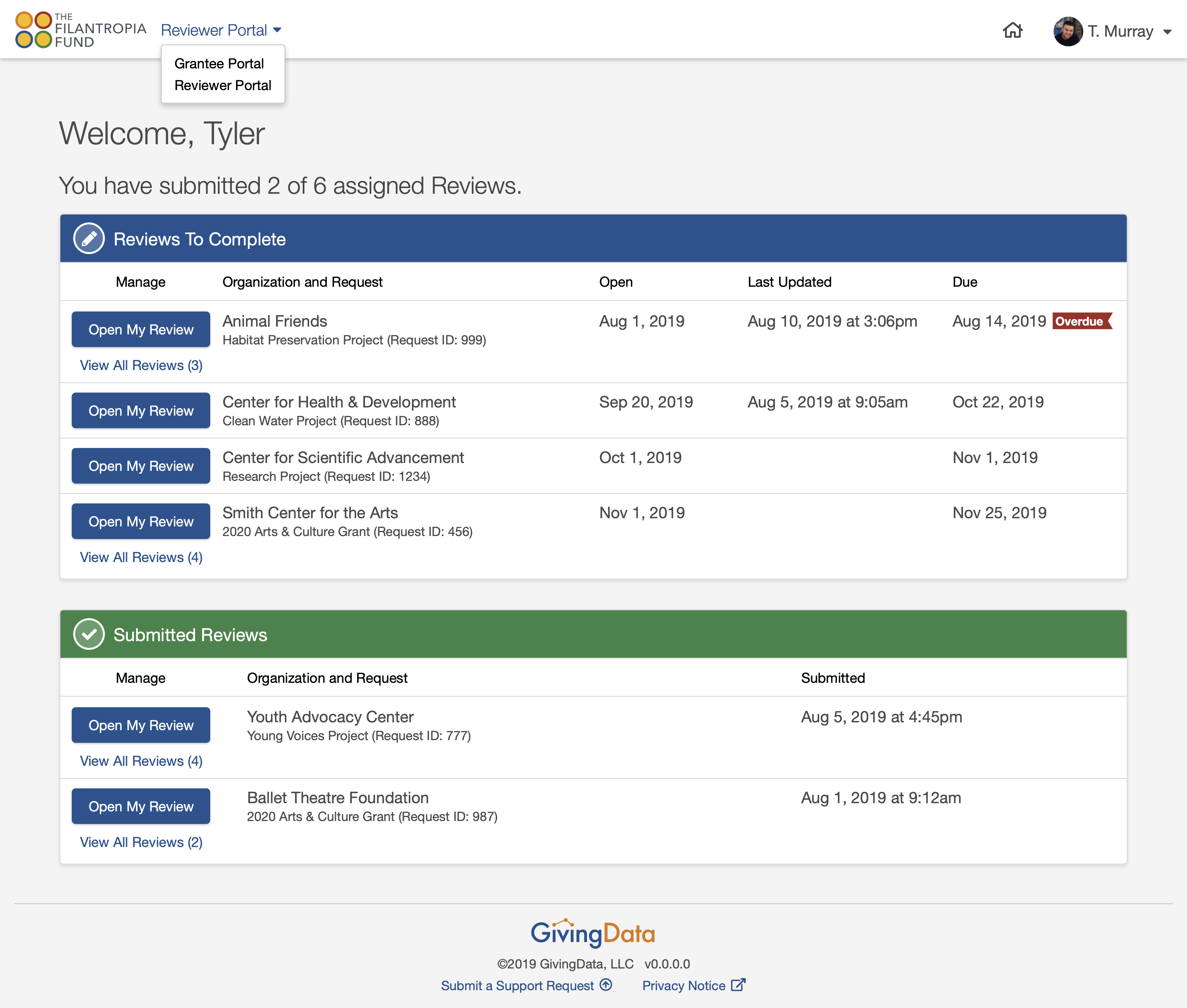 GivingData